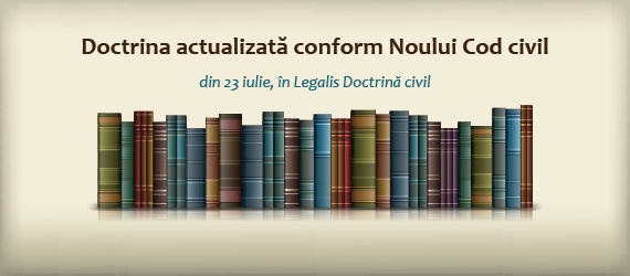 Doctrina conform Noului Cod civil