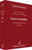 Legea societăţilor. Comentariu pe articole