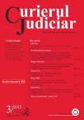 Curierul Judiciar nr. 3/2015