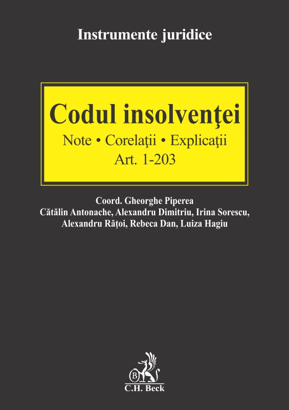 Codul insolvenţei. Note. Corelaţii. Explicaţii