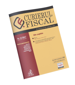 Revista Curierul fiscal nr. 11/2017